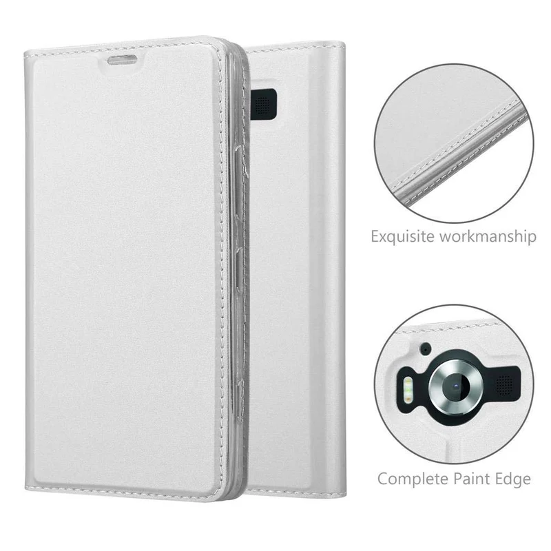 Cadorabo Hülle kompatibel mit Nokia Lumia 950 Schutzhülle mit Magnetverschluss, Standfunktion und Kartenfach