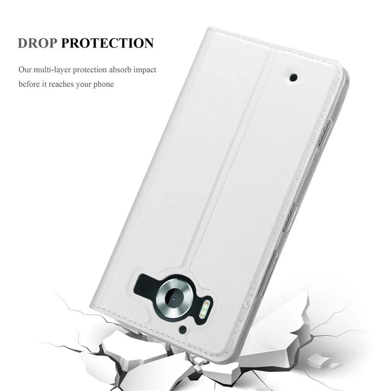 Cadorabo Hülle kompatibel mit Nokia Lumia 950 Schutzhülle mit Magnetverschluss, Standfunktion und Kartenfach