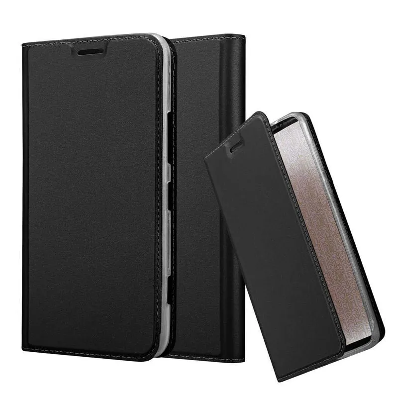 Cadorabo Hülle kompatibel mit Nokia Lumia 1320 Schutzhülle mit Magnetverschluss, Standfunktion und Kartenfach