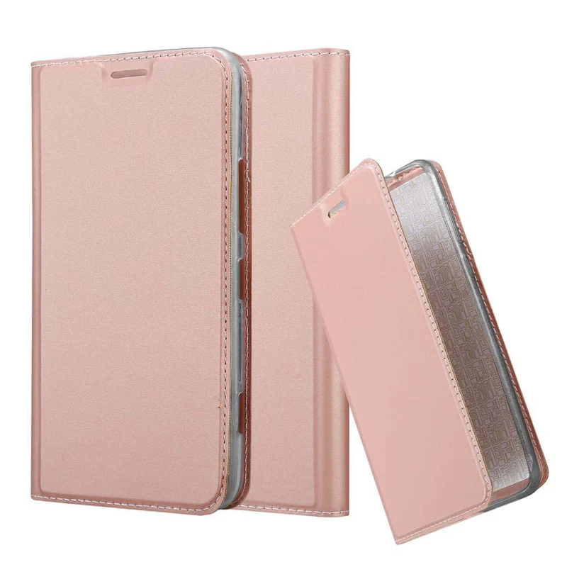 Cadorabo Hülle kompatibel mit Nokia Lumia 1320 Schutzhülle mit Magnetverschluss, Standfunktion und Kartenfach