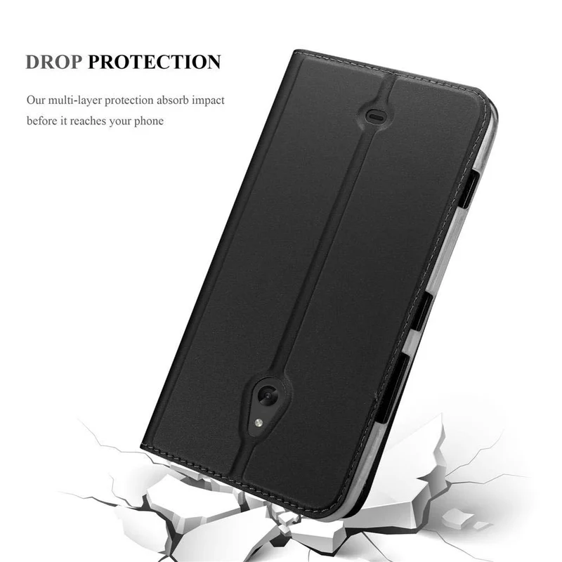 Cadorabo Hülle kompatibel mit Nokia Lumia 1320 Schutzhülle mit Magnetverschluss, Standfunktion und Kartenfach