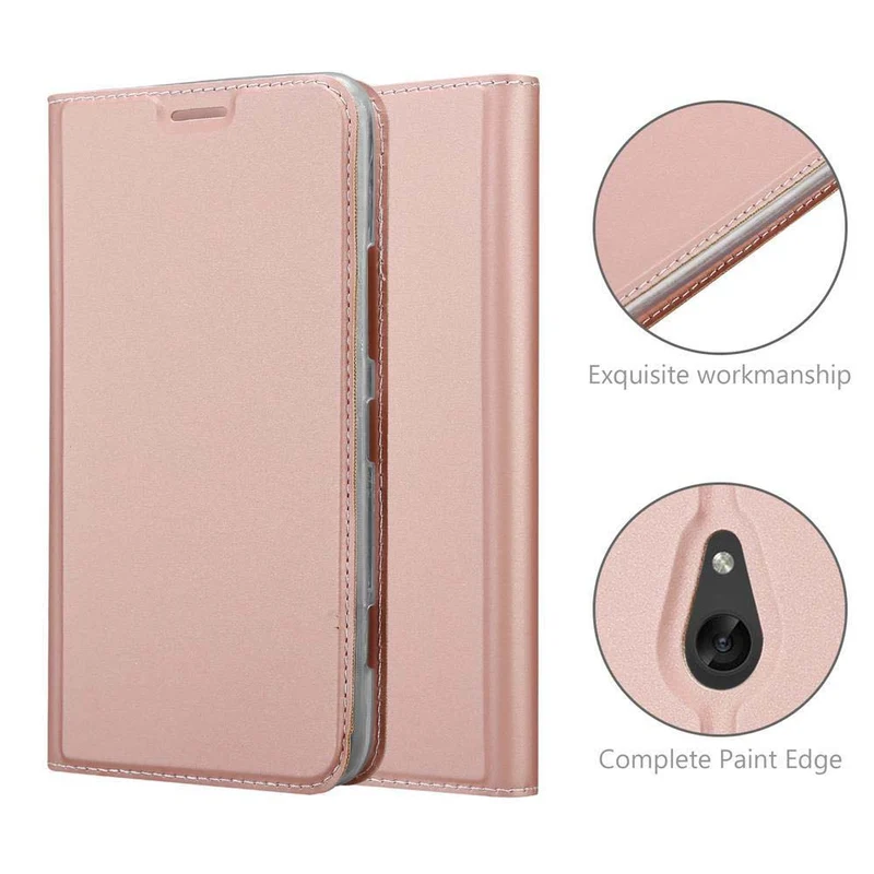 Cadorabo Hülle kompatibel mit Nokia Lumia 1320 Schutzhülle mit Magnetverschluss, Standfunktion und Kartenfach