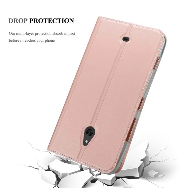 Cadorabo Hülle kompatibel mit Nokia Lumia 1320 Schutzhülle mit Magnetverschluss, Standfunktion und Kartenfach