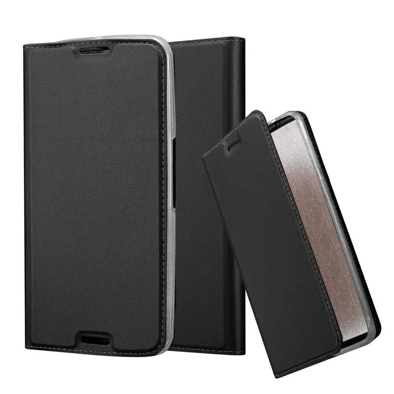 Cadorabo Hülle kompatibel mit Motorola Google NEXUS 6 Schutzhülle mit Magnetverschluss, Standfunktion und Kartenfach