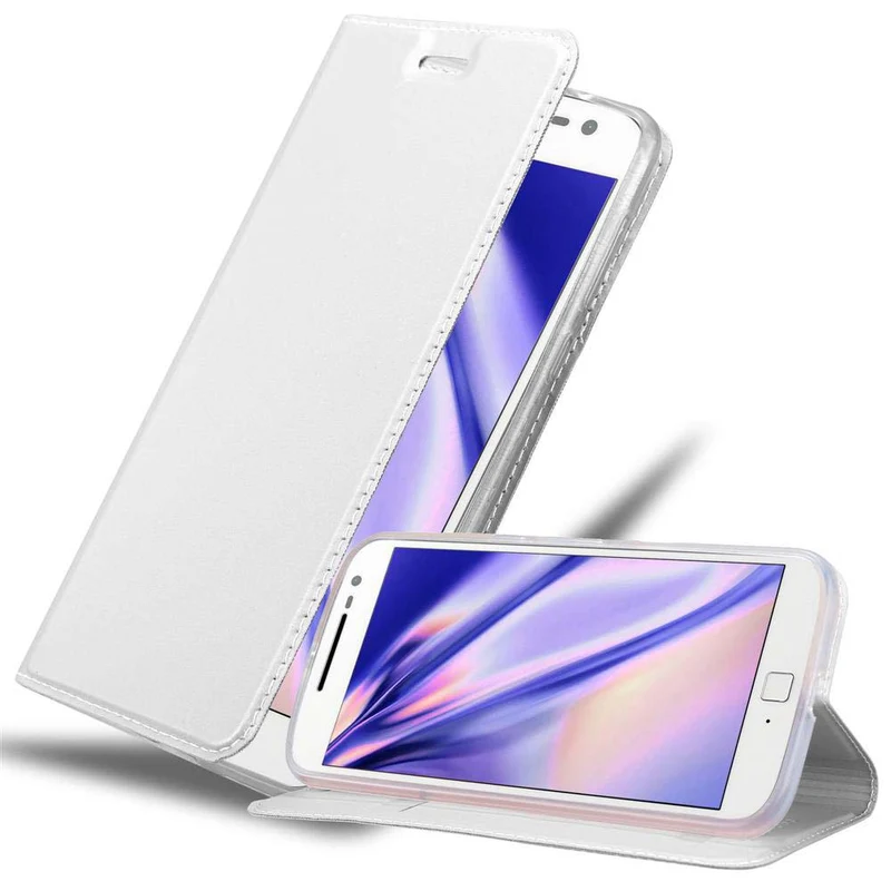 Cadorabo Hülle kompatibel mit Motorola MOTO G4 / G4 PLUS Schutzhülle mit Magnetverschluss, Standfunktion und Kartenfach