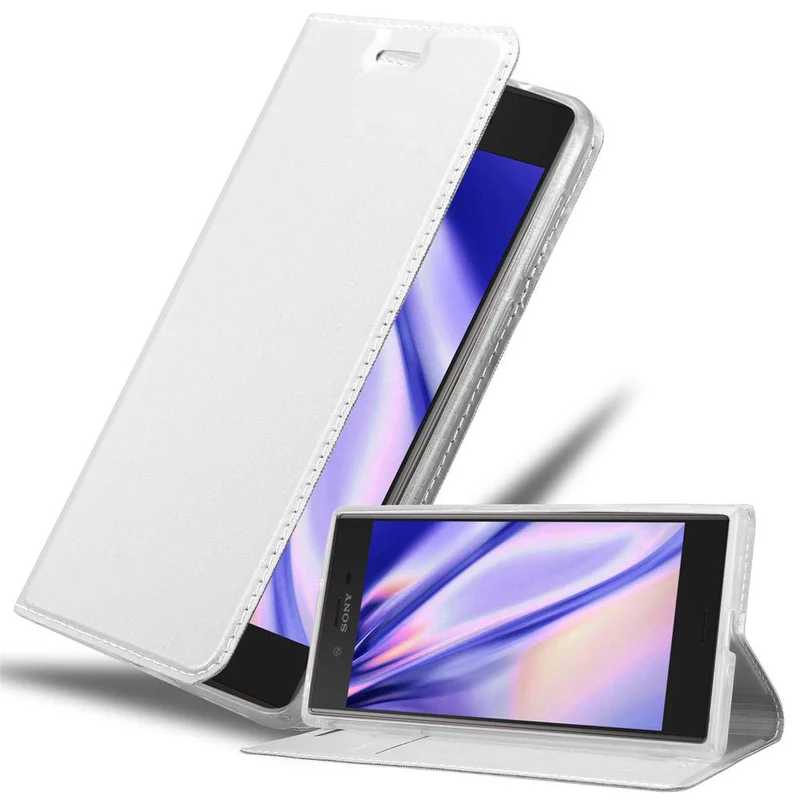 Cadorabo Hülle kompatibel mit Sony Xperia XZ / XZs Schutzhülle mit Magnetverschluss, Standfunktion und Kartenfach