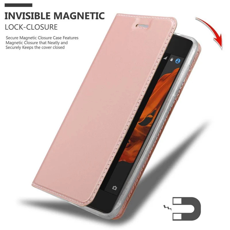 Cadorabo Hülle kompatibel mit Sony Xperia XZ / XZs Schutzhülle mit Magnetverschluss, Standfunktion und Kartenfach