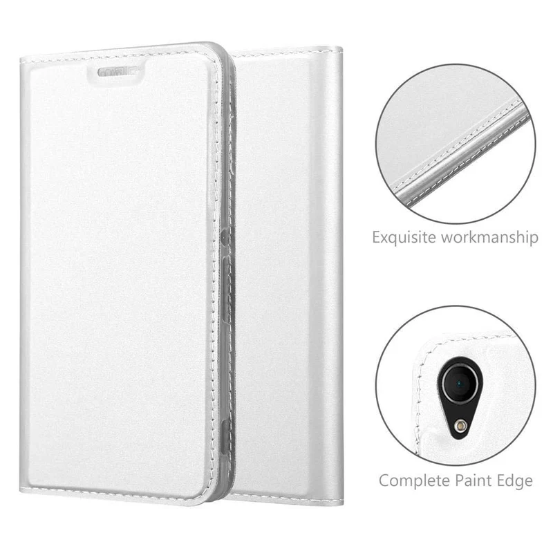 Cadorabo Hülle kompatibel mit Sony Xperia M4 AQUA Schutzhülle mit Magnetverschluss, Standfunktion und Kartenfach