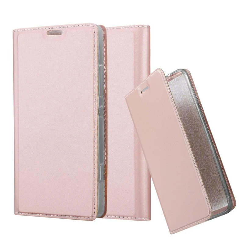 Cadorabo Hülle kompatibel mit Sony Xperia SP Schutzhülle mit Magnetverschluss, Standfunktion und Kartenfach