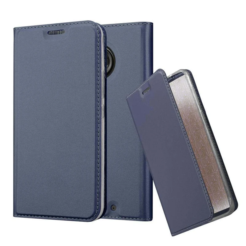 Cadorabo Hülle kompatibel mit Motorola MOTO X4 Schutzhülle mit Magnetverschluss, Standfunktion und Kartenfach