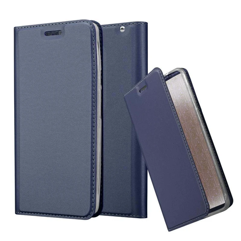 Cadorabo Hülle kompatibel mit Motorola MOTO X PLAY Schutzhülle mit Magnetverschluss, Standfunktion und Kartenfach