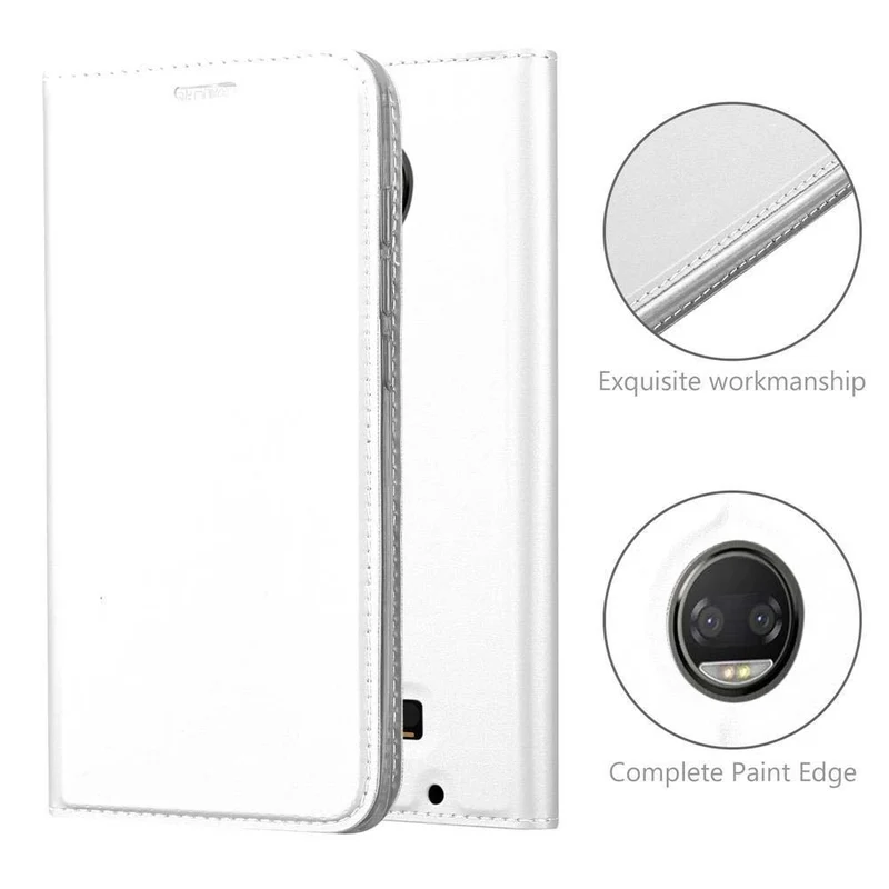 Cadorabo Hülle kompatibel mit Motorola MOTO Z Schutzhülle mit Magnetverschluss, Standfunktion und Kartenfach