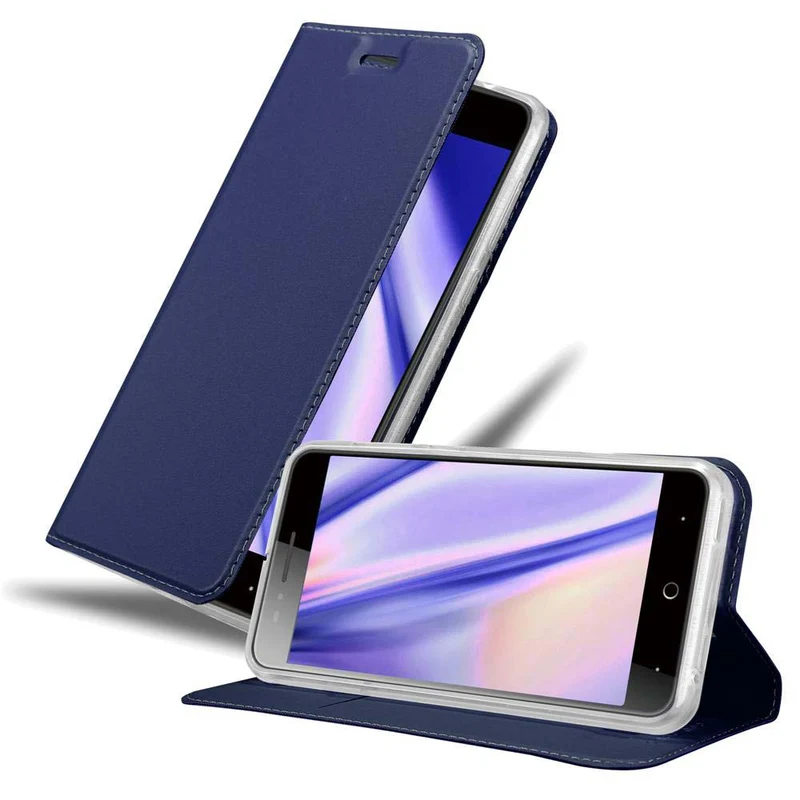 Cadorabo Hülle kompatibel mit ZTE Blade A612 Schutzhülle mit Magnetverschluss, Standfunktion und Kartenfach