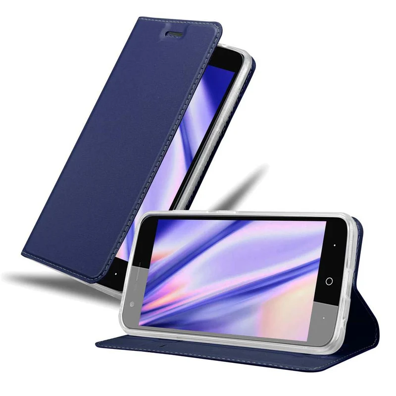 Cadorabo Hülle kompatibel mit ZTE Blade V8 MINI Schutzhülle mit Magnetverschluss, Standfunktion und Kartenfach