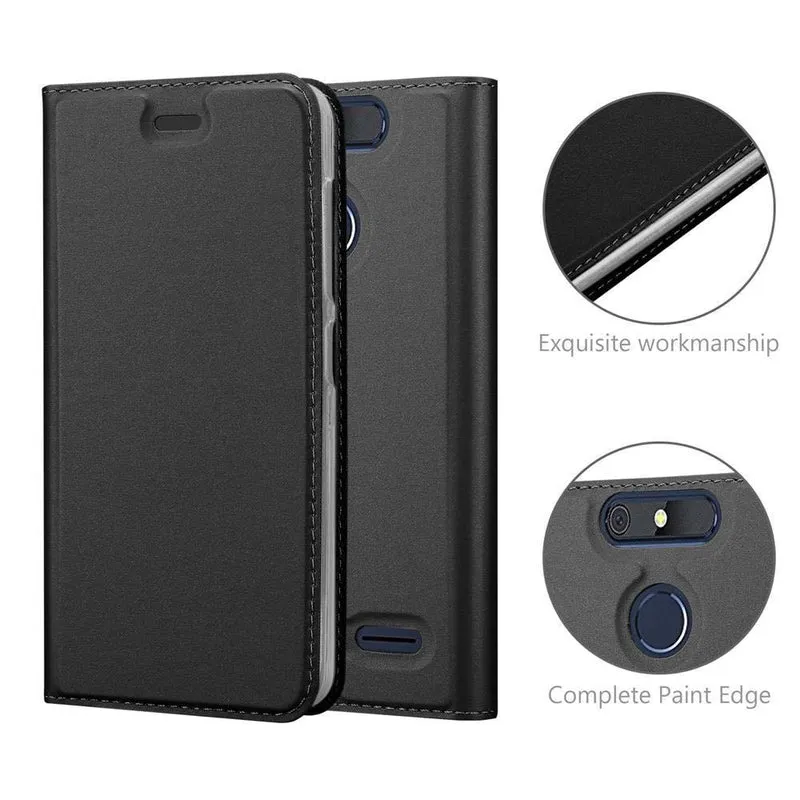 Cadorabo Hülle kompatibel mit ZTE Blade V8 MINI Schutzhülle mit Magnetverschluss, Standfunktion und Kartenfach