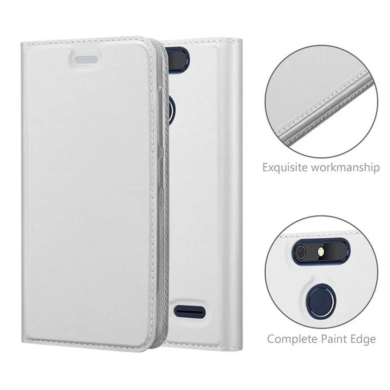 Cadorabo Hülle kompatibel mit ZTE Blade V8 MINI Schutzhülle mit Magnetverschluss, Standfunktion und Kartenfach