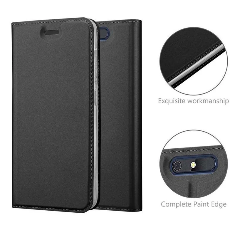 Cadorabo Hülle kompatibel mit ZTE Blade V8 Schutzhülle mit Magnetverschluss, Standfunktion und Kartenfach