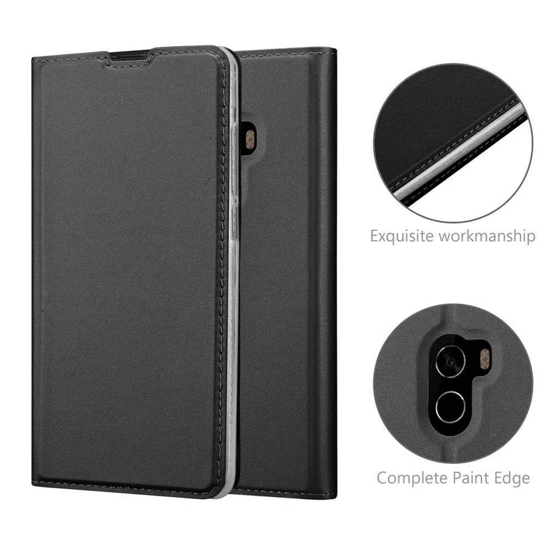 Cadorabo Hülle kompatibel mit Xiaomi Mi MIX 2 Schutzhülle mit Magnetverschluss, Standfunktion und Kartenfach