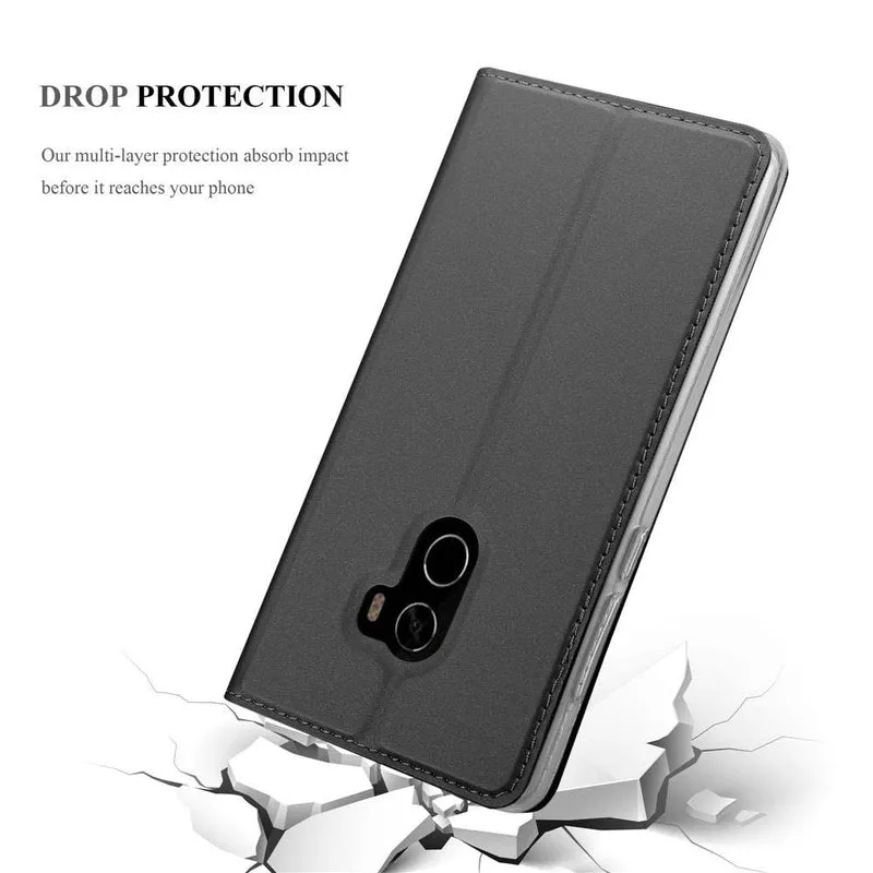 Cadorabo Hülle kompatibel mit Xiaomi Mi MIX 2 Schutzhülle mit Magnetverschluss, Standfunktion und Kartenfach