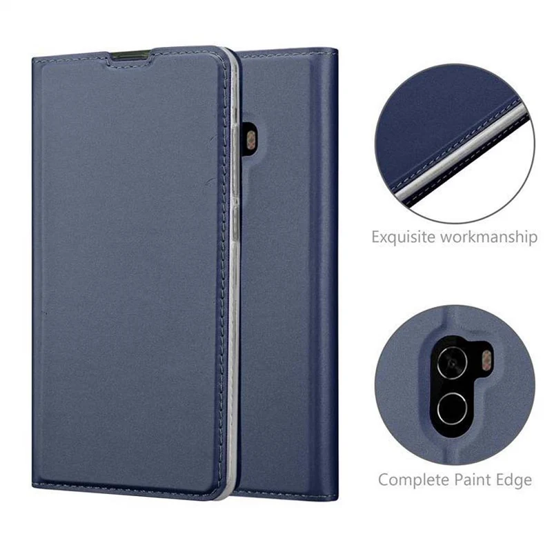 Cadorabo Hülle kompatibel mit Xiaomi Mi MIX 2 Schutzhülle mit Magnetverschluss, Standfunktion und Kartenfach