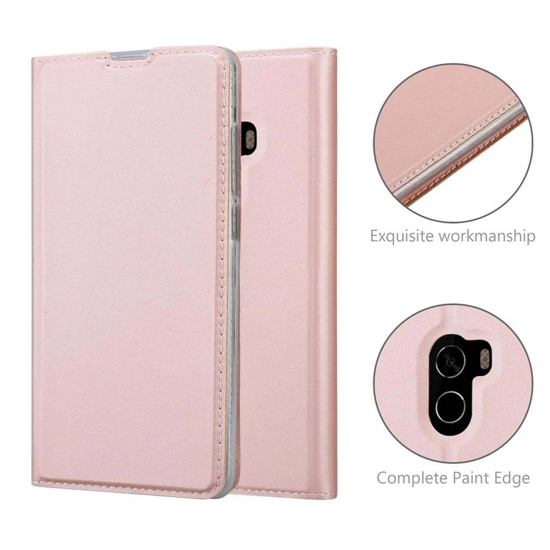 Cadorabo Hülle kompatibel mit Xiaomi Mi MIX 2 Schutzhülle mit Magnetverschluss, Standfunktion und Kartenfach