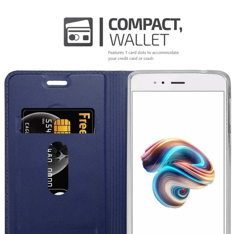 Cadorabo Hülle kompatibel mit Xiaomi Mi A1 / Mi 5X Schutzhülle mit Magnetverschluss, Standfunktion und Kartenfach