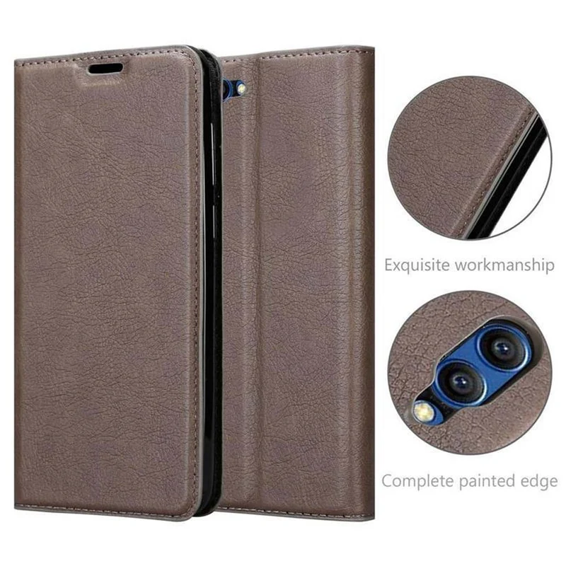 Cadorabo Hülle kompatibel mit Honor View 10 Schutzhülle mit Magnetverschluss, Standfunktion und Kartenfach