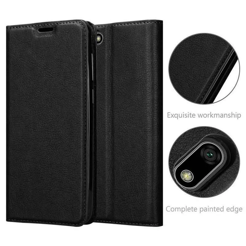 Cadorabo Hülle kompatibel mit Huawei Y5 PRIME 2018 / Y5 2018 Schutzhülle mit Magnetverschluss, Standfunktion und Kartenfach