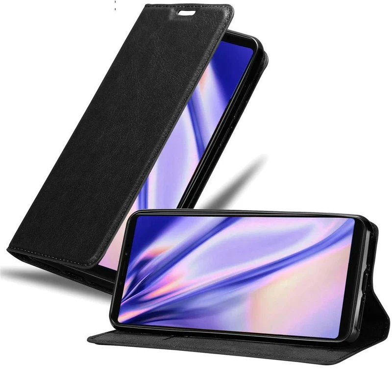Cadorabo Hülle kompatibel mit Xiaomi Mi MAX 3 Schutzhülle mit Magnetverschluss, Standfunktion und Kartenfach