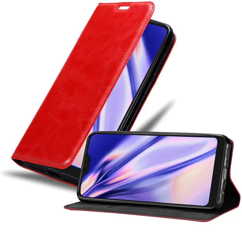 Cadorabo Hülle kompatibel mit Xiaomi Mi A2 LITE / RedMi 6 PRO Schutzhülle mit Magnetverschluss, Standfunktion und Kartenfach