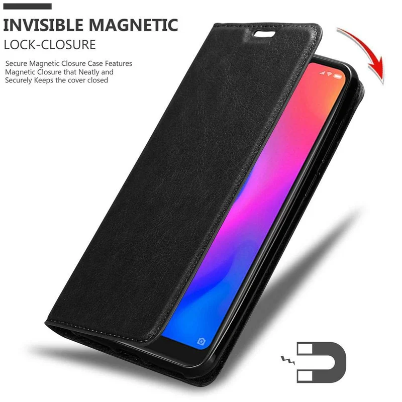 Cadorabo Hülle kompatibel mit Xiaomi Mi A2 LITE / RedMi 6 PRO Schutzhülle mit Magnetverschluss, Standfunktion und Kartenfach
