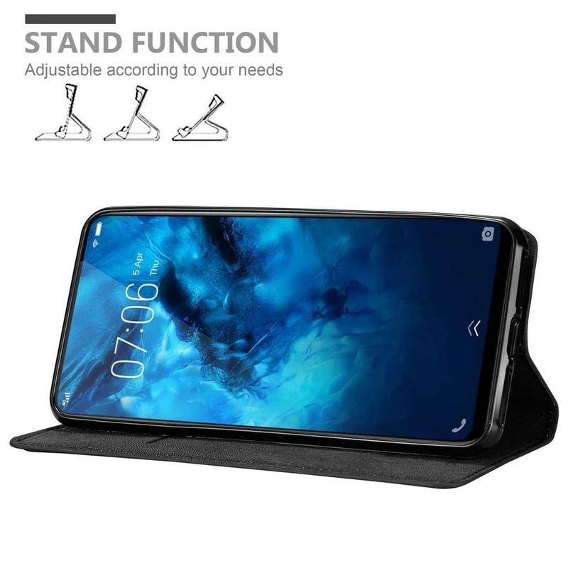 Cadorabo Hülle kompatibel mit Vivo NEX Schutzhülle mit Magnetverschluss, Standfunktion und Kartenfach