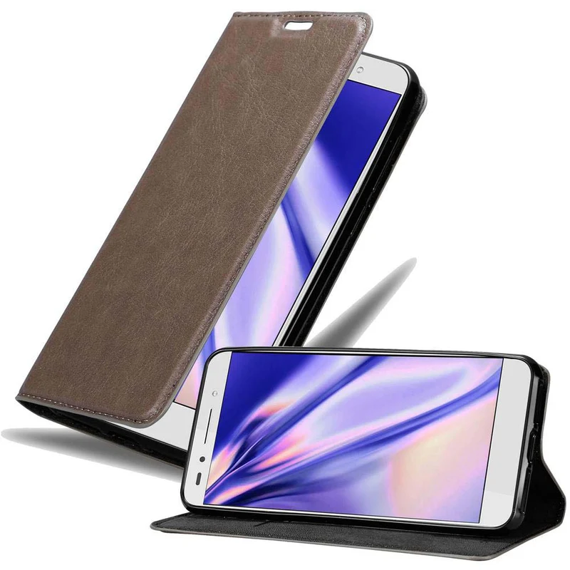 Cadorabo Hülle kompatibel mit Honor 7 Schutzhülle mit Magnetverschluss, Standfunktion und Kartenfach