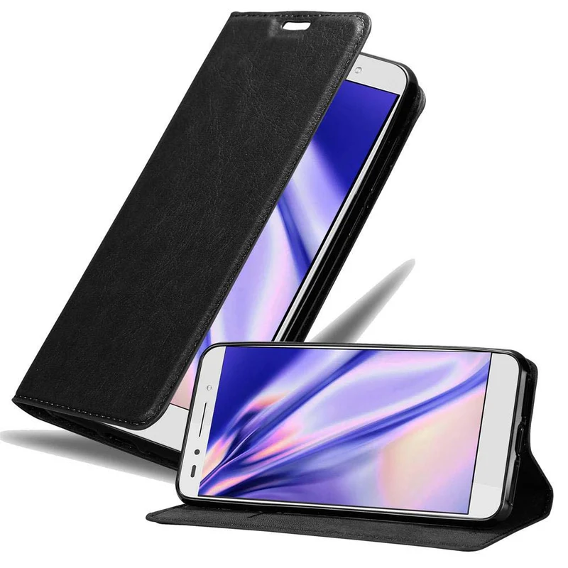 Cadorabo Hülle kompatibel mit Honor 7 Schutzhülle mit Magnetverschluss, Standfunktion und Kartenfach