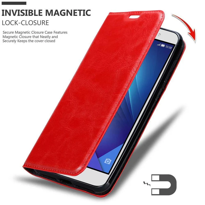 Cadorabo Hülle kompatibel mit Honor 7 Schutzhülle mit Magnetverschluss, Standfunktion und Kartenfach