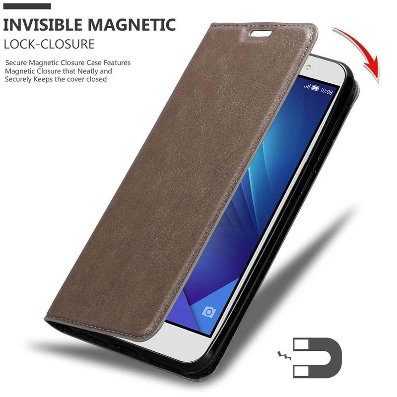 Cadorabo Hülle kompatibel mit Honor 7 Schutzhülle mit Magnetverschluss, Standfunktion und Kartenfach