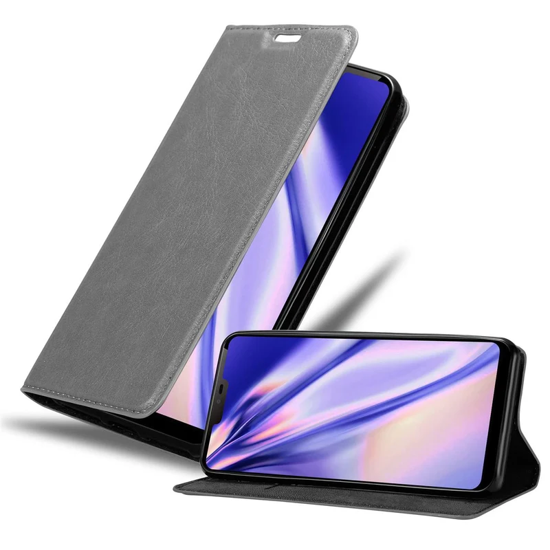 Cadorabo Hülle kompatibel mit LG G7 ThinQ / FIT / ONE Schutzhülle mit Magnetverschluss, Standfunktion und Kartenfach