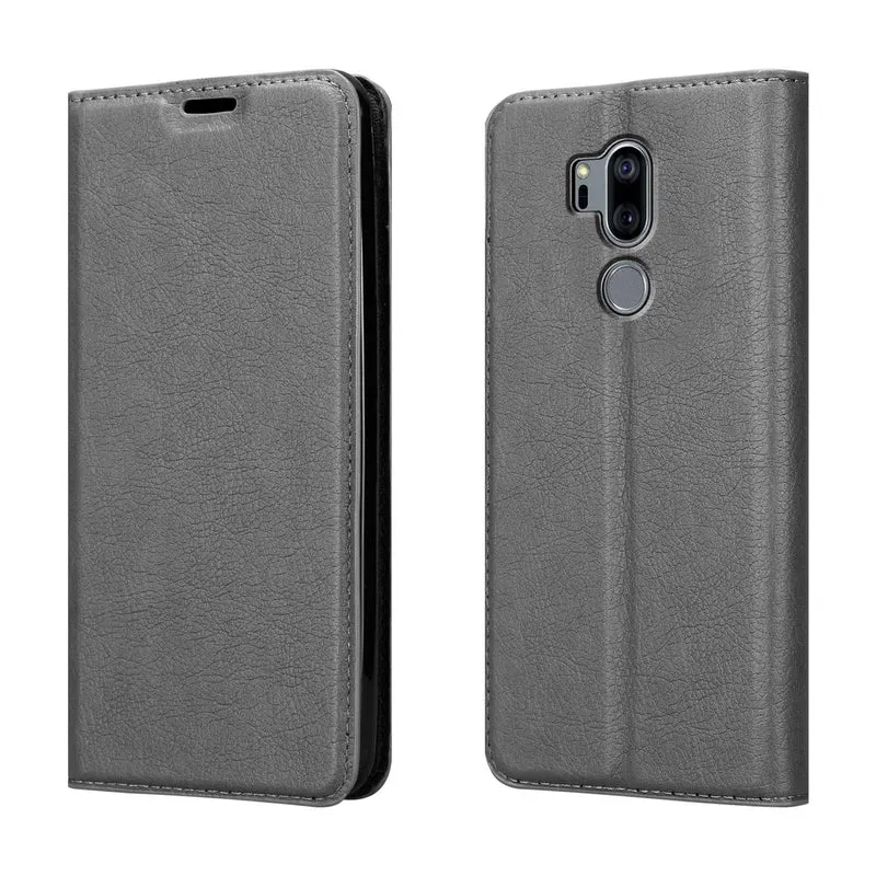 Cadorabo Hülle kompatibel mit LG G7 ThinQ / FIT / ONE Schutzhülle mit Magnetverschluss, Standfunktion und Kartenfach