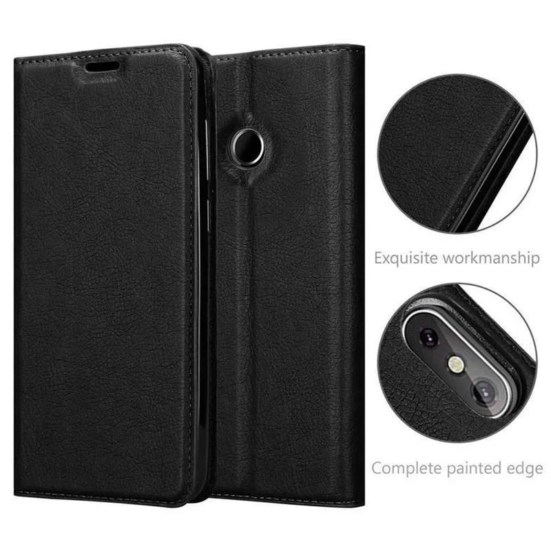 Cadorabo Hülle kompatibel mit Cubot J3 PRO Schutzhülle mit Magnetverschluss, Standfunktion und Kartenfach