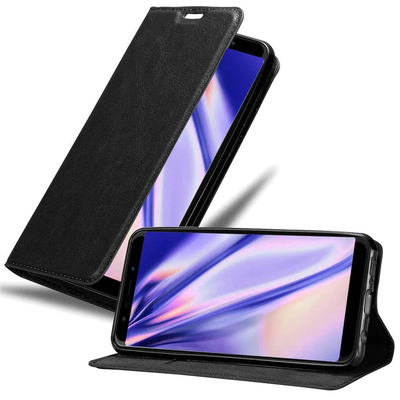 Cadorabo Hülle kompatibel mit WIKO VIEW GO Schutzhülle mit Magnetverschluss, Standfunktion und Kartenfach
