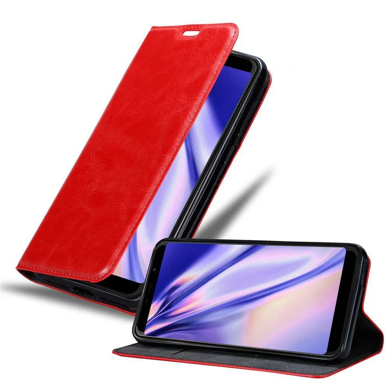 Cadorabo Hülle kompatibel mit WIKO VIEW MAX Schutzhülle mit Magnetverschluss, Standfunktion und Kartenfach
