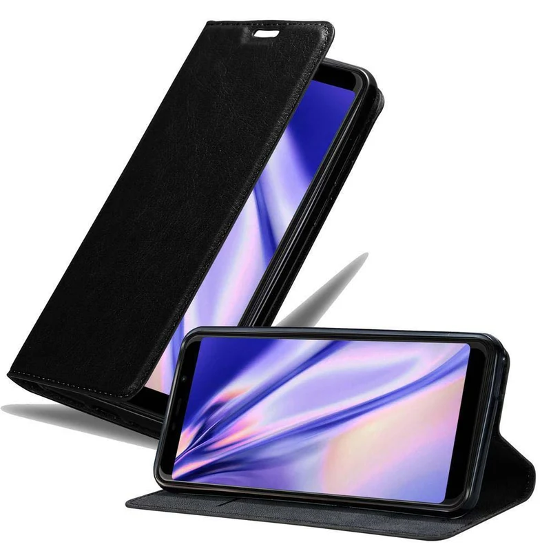 Cadorabo Hülle kompatibel mit WIKO VIEW MAX Schutzhülle mit Magnetverschluss, Standfunktion und Kartenfach