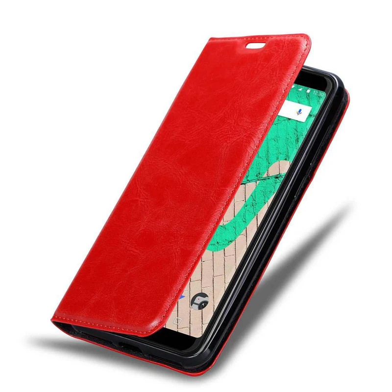 Cadorabo Hülle kompatibel mit WIKO VIEW MAX Schutzhülle mit Magnetverschluss, Standfunktion und Kartenfach