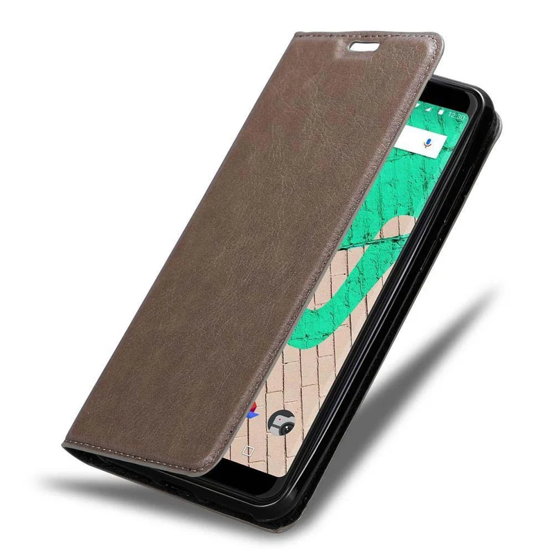 Cadorabo Hülle kompatibel mit WIKO VIEW MAX Schutzhülle mit Magnetverschluss, Standfunktion und Kartenfach