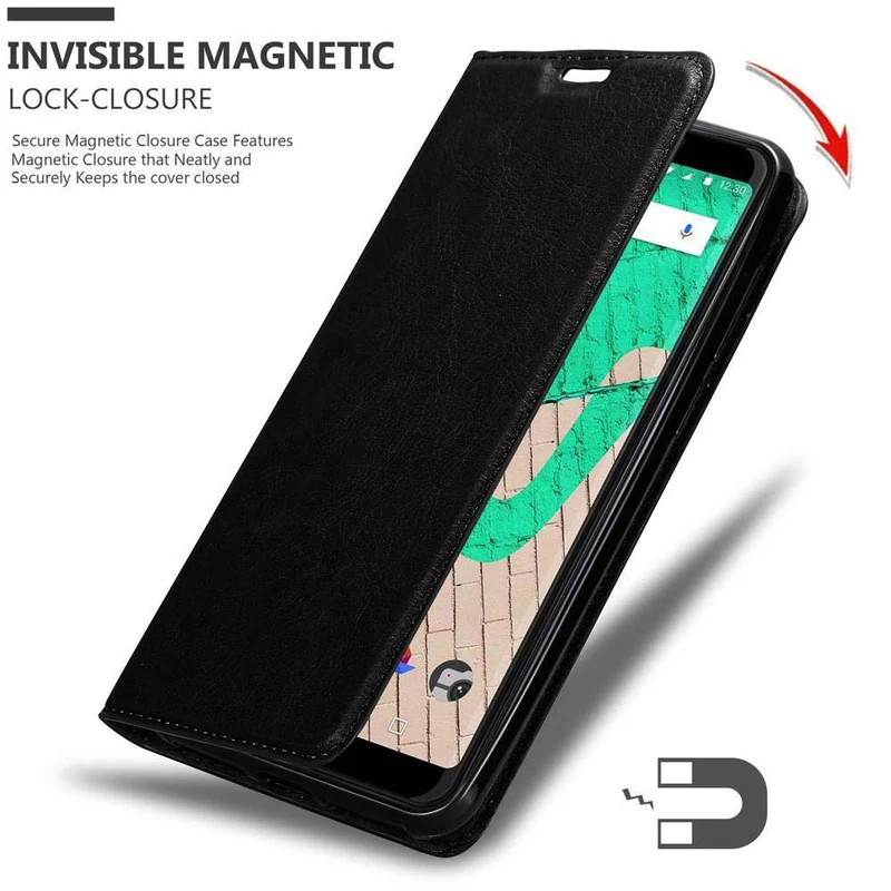 Cadorabo Hülle kompatibel mit WIKO VIEW MAX Schutzhülle mit Magnetverschluss, Standfunktion und Kartenfach
