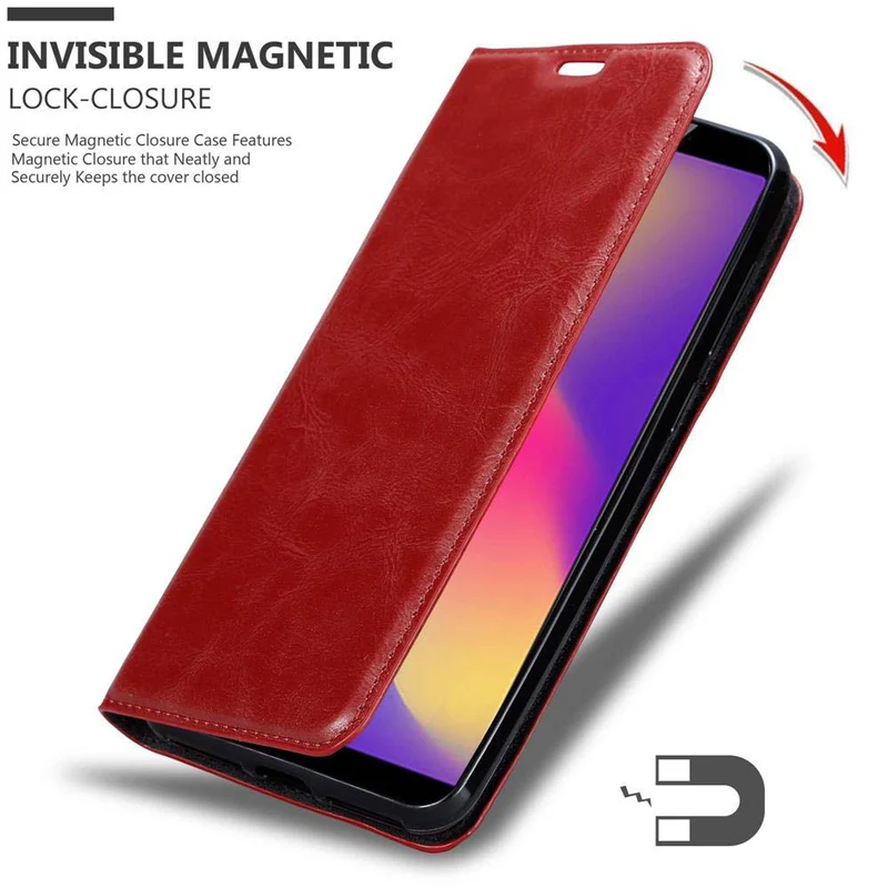 Cadorabo Hülle kompatibel mit ZTE Nubia N3 Schutzhülle mit Magnetverschluss, Standfunktion und Kartenfach
