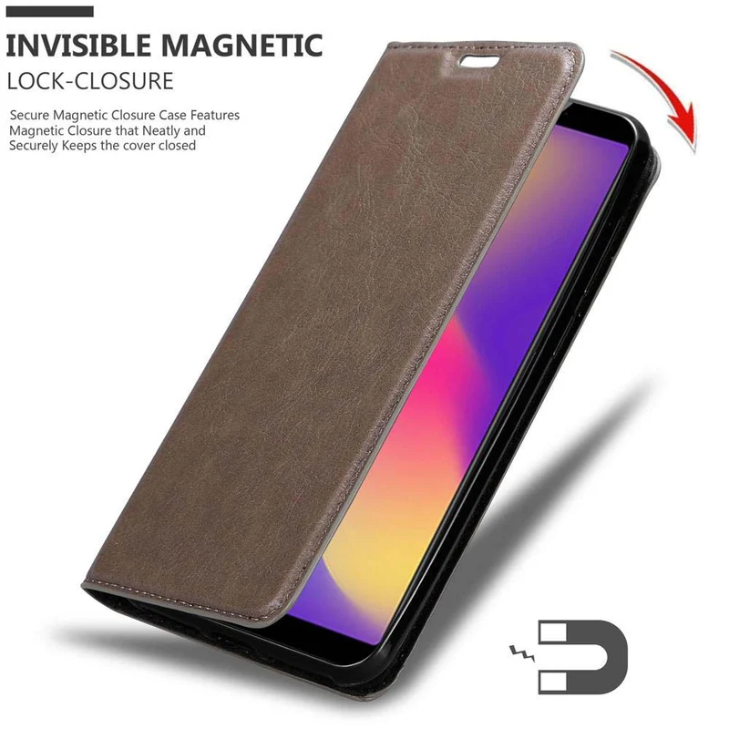 Cadorabo Hülle kompatibel mit ZTE Nubia N3 Schutzhülle mit Magnetverschluss, Standfunktion und Kartenfach