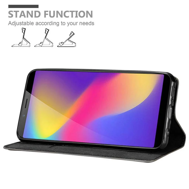 Cadorabo Hülle kompatibel mit ZTE Nubia N3 Schutzhülle mit Magnetverschluss, Standfunktion und Kartenfach