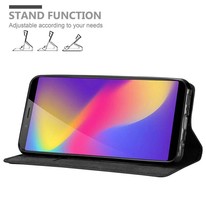 Cadorabo Hülle kompatibel mit ZTE Nubia N3 Schutzhülle mit Magnetverschluss, Standfunktion und Kartenfach