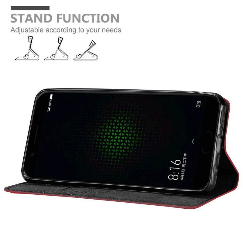 Cadorabo Hülle kompatibel mit Xiaomi BLACK SHARK Schutzhülle mit Magnetverschluss, Standfunktion und Kartenfach